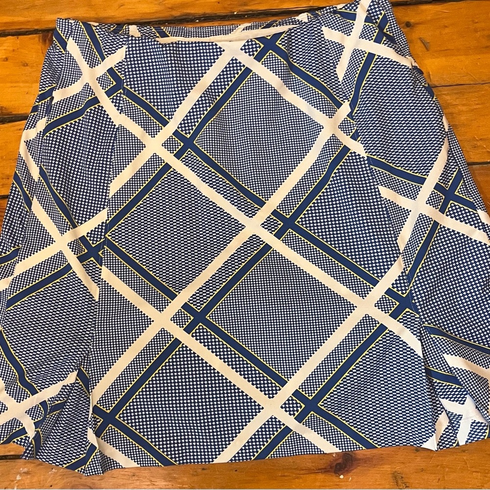 Tail Athletic Women’s Golf Tennis Skort Blue Performance Jersey Pockets Size S